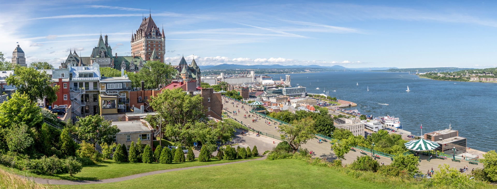 Québec city in the summer